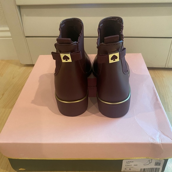Kate Spade New York solstice rain boot - Cherrywood Size 6 - Picture 9 of 10